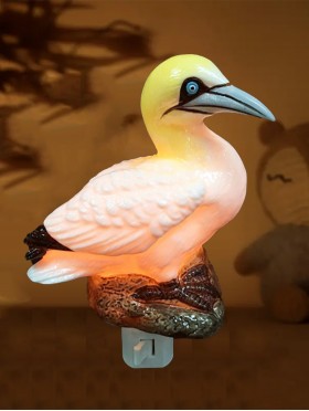 Porcelain Gannet Night Light with Gift Box